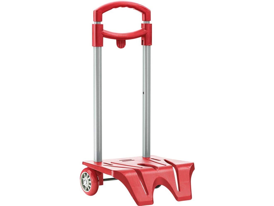 Miquelrius Carrito Portamochilas Trolley Extensible - Rojo
