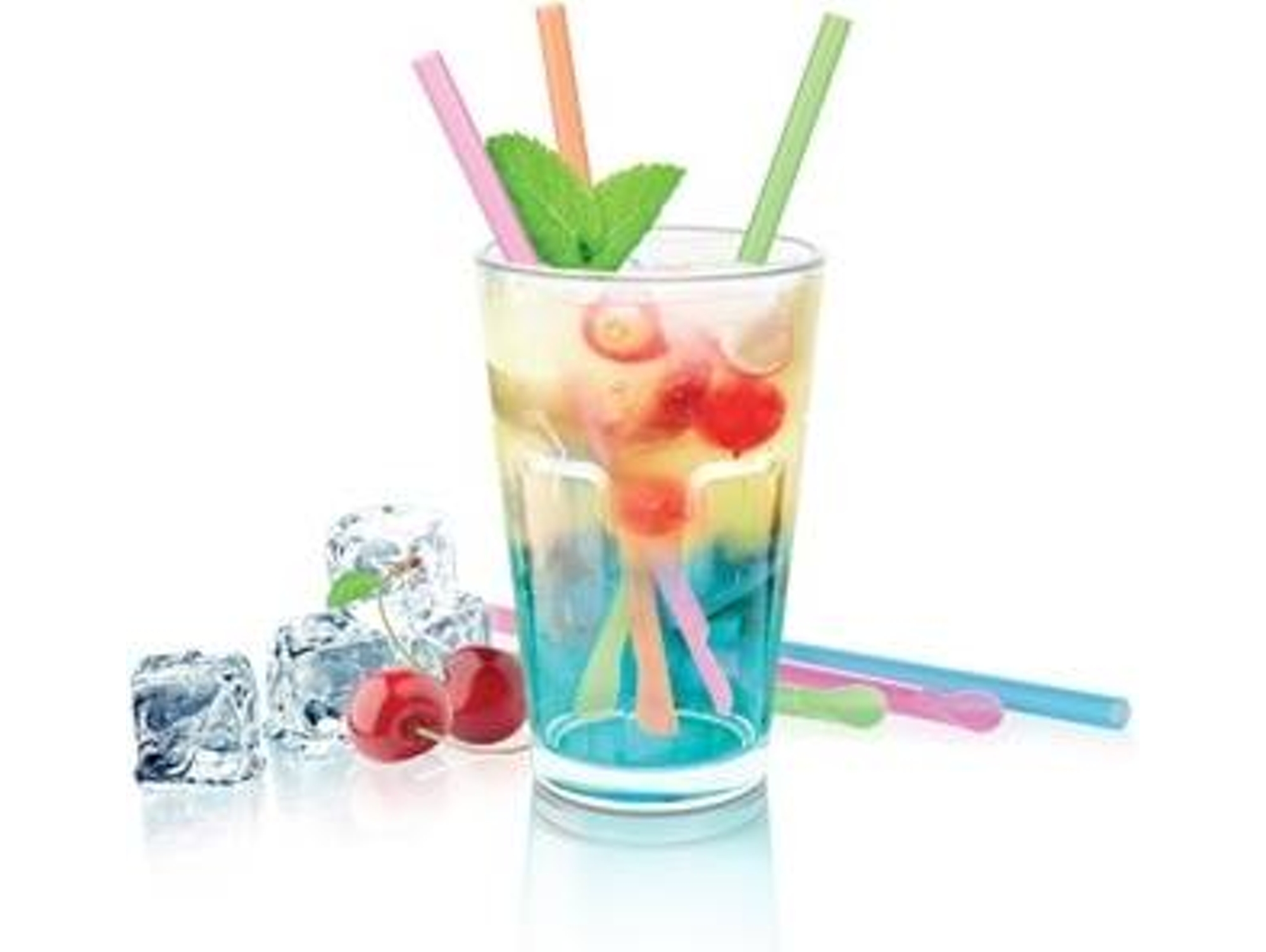 24 Pajitas TESCOMA Mydrink c/ agitador
