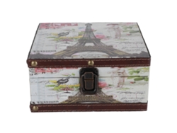 Caja de almacenamiento retro (para guardar joyas y decorar habitaciones)