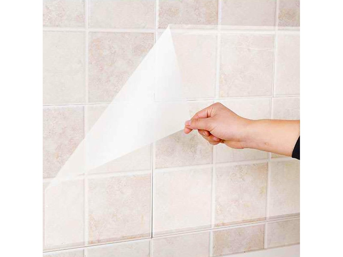 Plástico transparente para superficies lisas, papel de contacto con revestimiento resistente al calor, película removible fácil de limpiar, adhesivo impermeable.