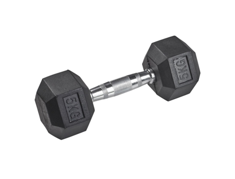 Mancuerna de goma hexagonal TANGA SPORTS