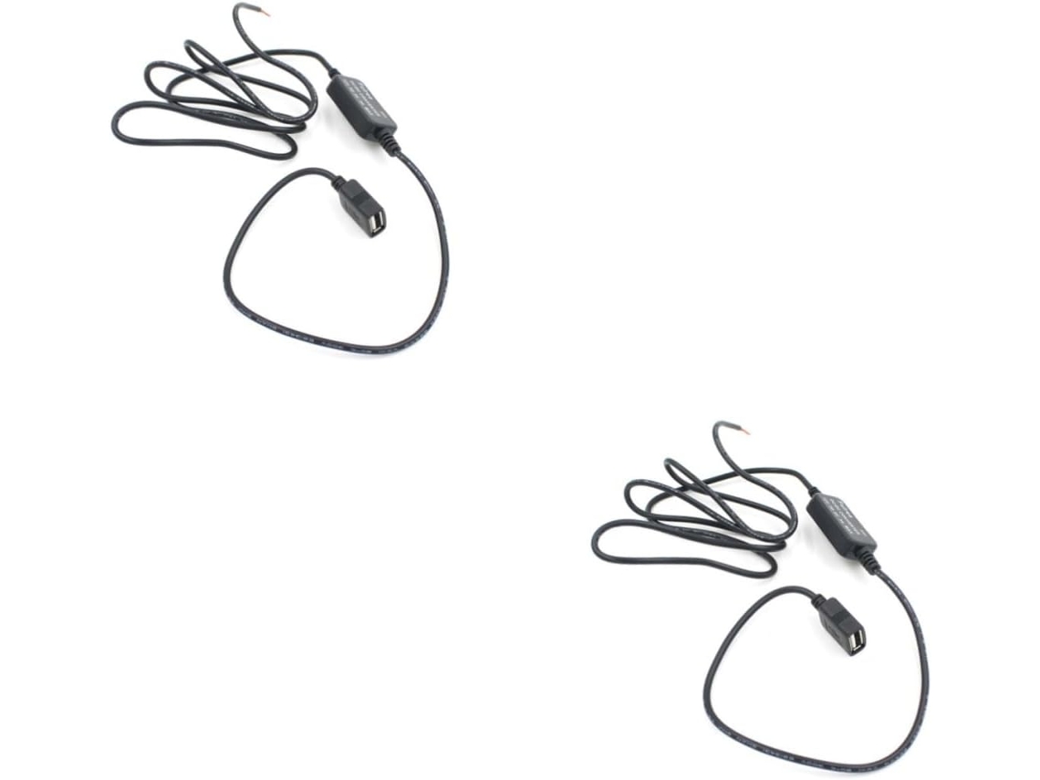 2 Unidades De Cargador De Teléfono Móvil De 12v A 5v, Cargador Para Coche Y Convertidor De Corriente Usb.