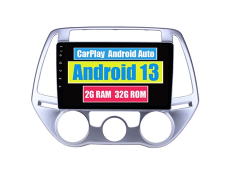 Autoradio Multimedia ROVERONE para Hyundai i20 PB 2012 - 2014 CarPlay Android Coche Radio Bluetooth Navegación