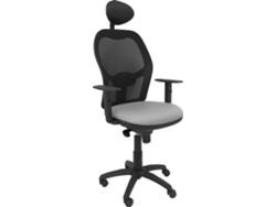 Silla de Escritorio Operativa PYC Jorquera C Gris N (Brazos Ajustables - Malla)