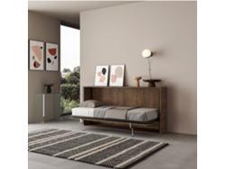 Cama individual plegable horizontal 85x185cm lamas de madera Kando NC