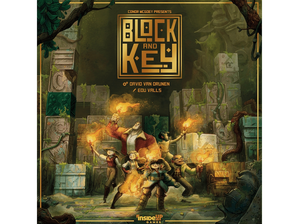 Juego de Mesa INSIDE UP GAMES Block and key (Edad Mínima Recomendada: 14 años)