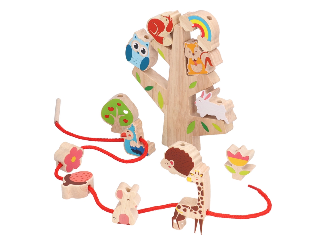 2026-juguetes De Apilamiento Madera Juego De Equilibrio Bloques Animales Para Niños