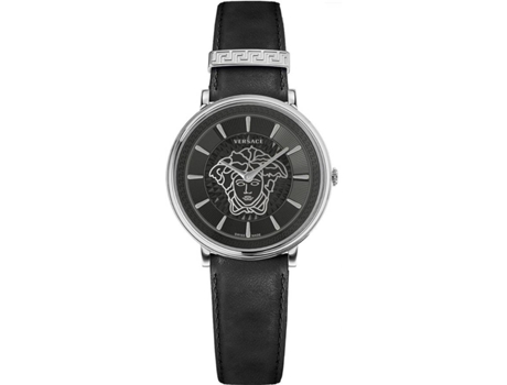 Reloj VERSACE Mujer (Piel - Negro)