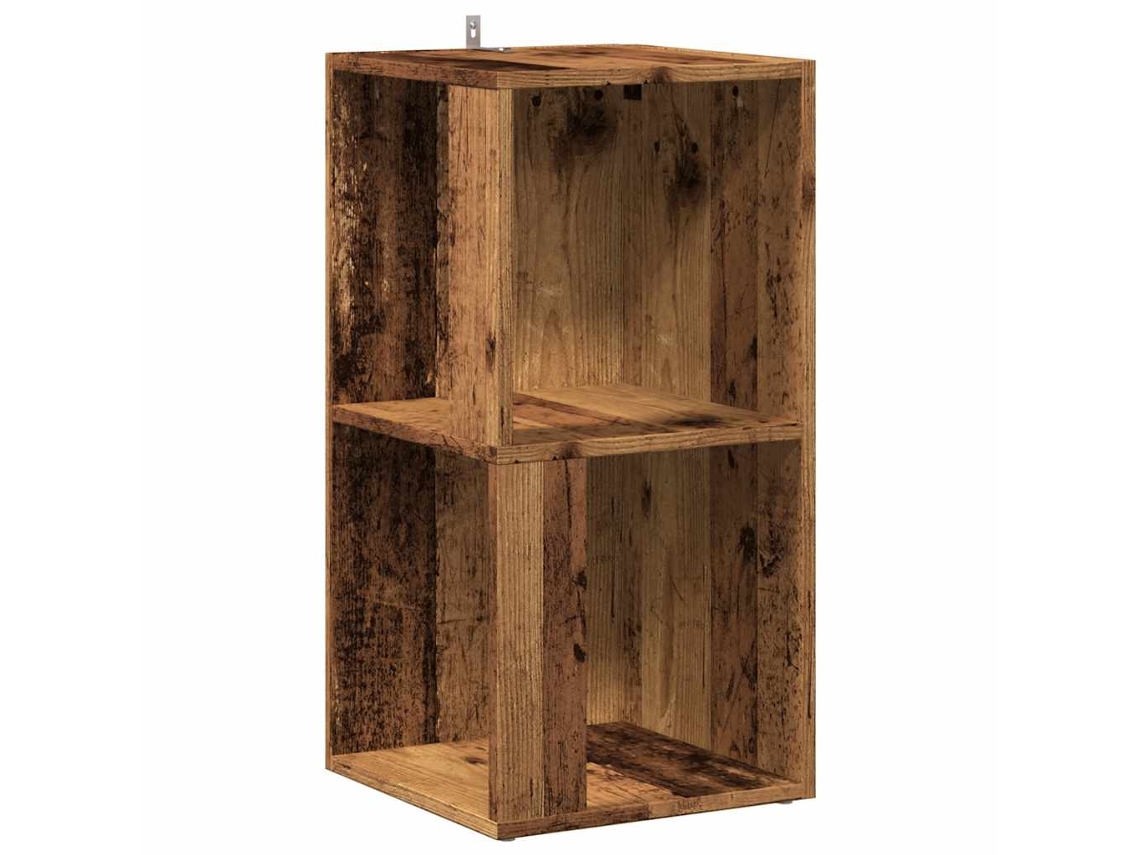 Mueble de esquina fabricado con derivados de madera antigua MAISON EXCLUSIVE (33x33x67 cm)