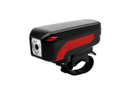 Faro de bicicleta impermeable 2000Mah Ipx5 luz de bicicleta USB recargable luz de bicicleta se adapta a todas las bicicletas rojo-rojo ENZONS