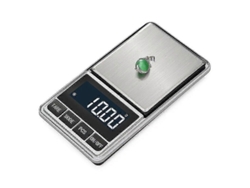 Báscula eléctrica para joyería, precisión de 0,01/0,1 g, compatible con oro, minibáscula C16