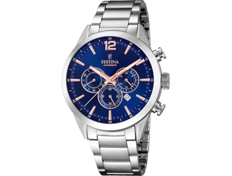 Reloj FESTINA Hombre (Acero Inoxidable - Plateado)