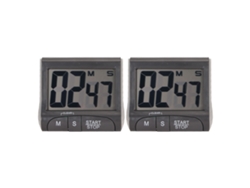2pcs Temporizador Digital Magnético Multifuncional Con Gran Pantalla Para Oficina Y Cocina