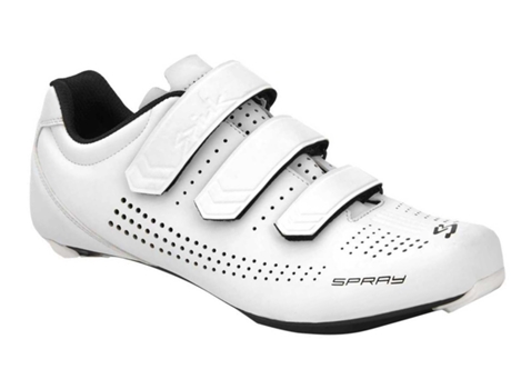 Zapatillas para Unisex SPIUK SPORTLINE zapatilla pray road Blanco de Ciclismo (S)