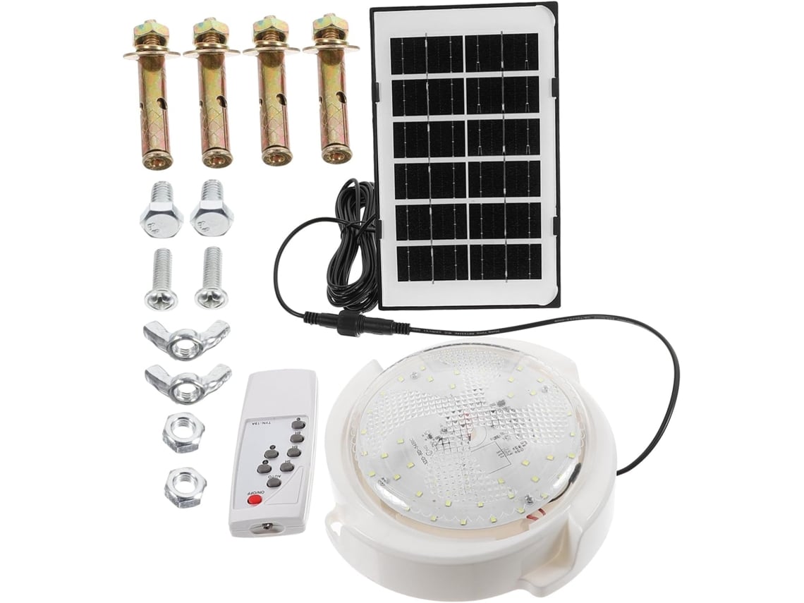 Lámpara Solar De Pared Impermeable Para Jardín E Interiores.