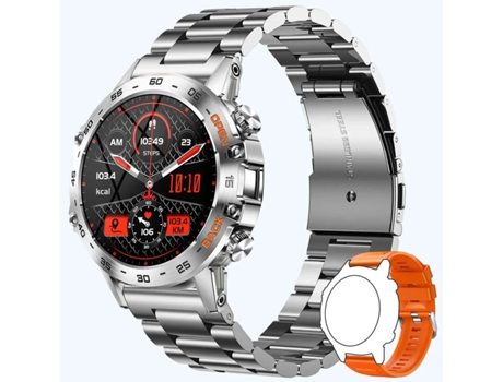 Smartwatch 400mAh impermeable 1,39 Bluetooth llamada Smart Watch hombres deportes monitor de oxígeno para Android VEANXIN