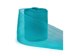(azul) Cinta De Hilo Arrugado De 5 Yardas Y 4 Cm, Adecuada Para Accesorios Para El Cabello, Manualidades De Bricolaje Y Decoraciones.
