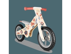 Bicicleta sin pedales de madera COSMO BIKE correpasillos sillín regulable