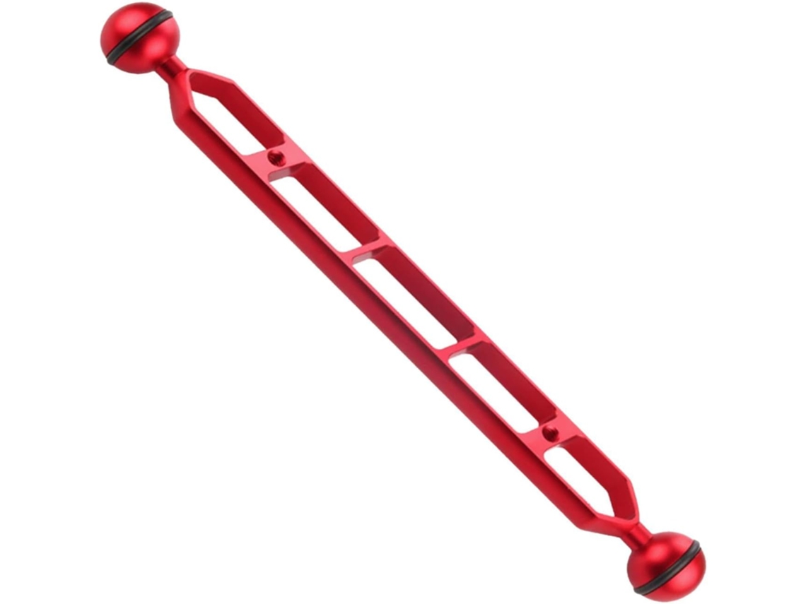 Conector De Brazo De Extensión Portátil De Aleación De Aluminio, Rótula Doble, Equipo Ligero, Rojo.
