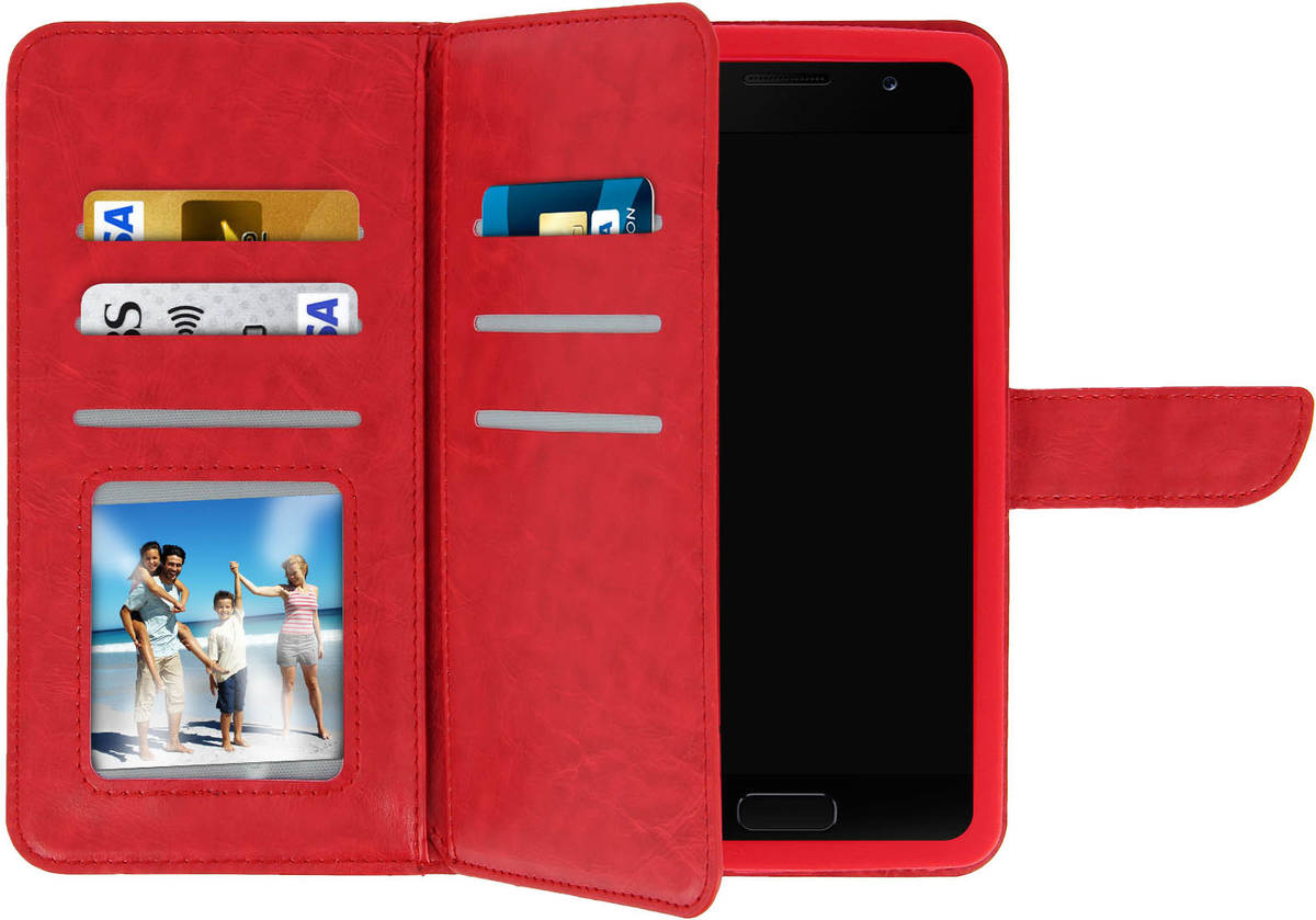 Funda Universal 5.5'' AVIZAR FOLIO-MARELO-RD-XXL Rojo