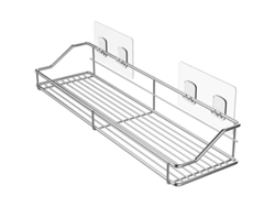 2026-linjou Estante De Baño Con Canasta Para Toallas Organizador De Cocina Estante De Especias Acero Inoxidable Sin Taladrar