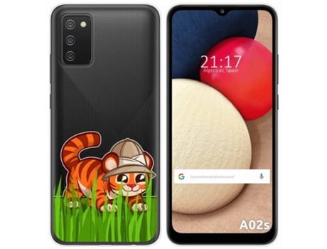 Carcasa Samsung Galaxy A02s TUMUNDOSMARTPHONE Dibujos Transparente Multicolor