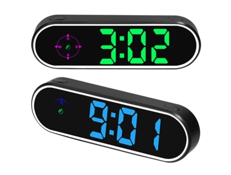 Pantalla frontal para automóvil, velocímetro digital GPS con pantalla LED colorida, reloj y función de brújula, alarma de exceso de velocidad para ...