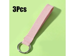 Llavero con cordón, cordón trenzado duradero, diseño elástico anticaída, correa de muñeca cómoda, llavero elástico para cartera de teléfono, LAOPIPFU