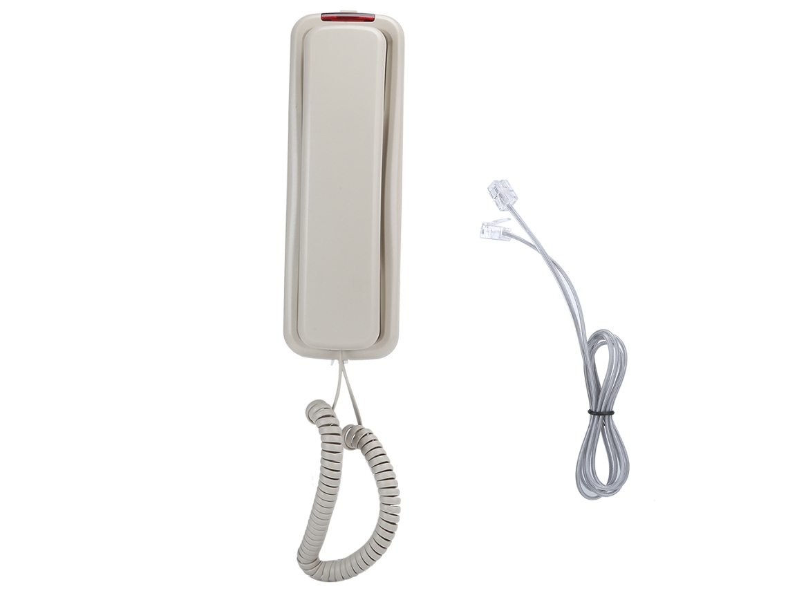 Soporte de pared para teléfono fijo y a prueba de rayos