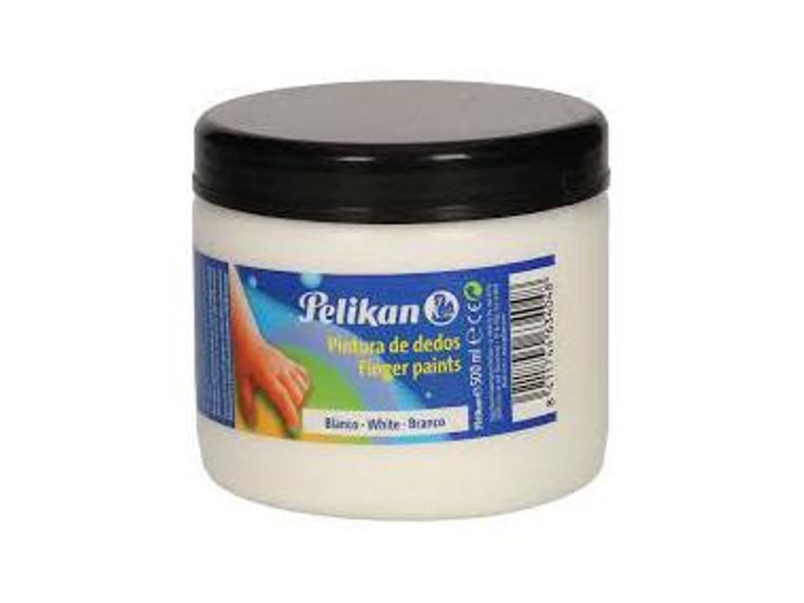 Pintura de Dedos Pelikan 500 Ml, Nâº 4 Blanco