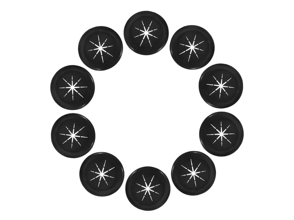 10 Pasacables De Goma De Doble Cara Para Cableado Flexible En Interiores, Aptos Para Paredes.