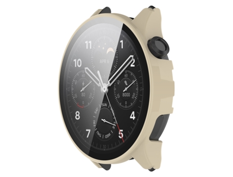 Cubierta de reloj de película de vidrio templado Xiaomi Watch S1 Pro para pieza (blanco marfil)