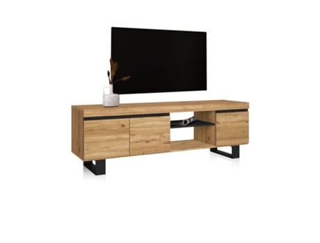 Mueble de TV DUEHOME (160 cm x 53 cm x 40 cm - Melamina)