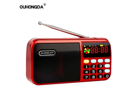 Lector MP3 Handheld Digital Fm Usb Tf Red Litio Con Pilas