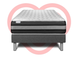 Conjunto Somier Vital Spring Zen 120 X 190 Cm Gris