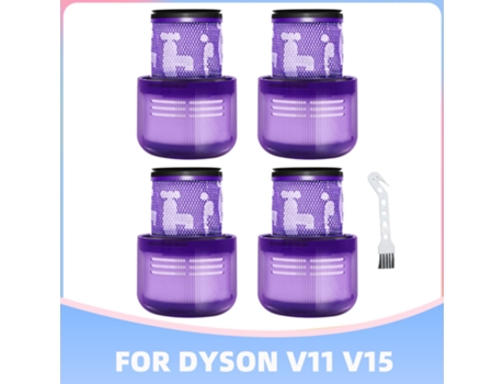 Piezas de repuesto de filtro Hepa Post Motor para Dyson V11 V15 Cyclone Absolute Animal, accesorios para aspiradoras inalámbricas 970013-02