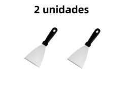 Parrilla y pala de acero inoxidable, resistentes al calor, ideales para preparar hamburguesas y tortillas. MDUG (tipo A, 2 piezas)