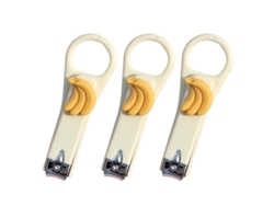 Tijeras De Uñas Plegables Con Diseño De Dibujos Animados, Portátiles Y Duraderas, Para Hombres, Mujeres Y Niños, 3 Unidades.