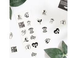Secret Play - Set De 10 Tattoos Temporales Kinky Collection Secretplay