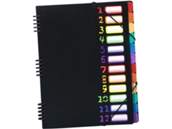 Maletín ejecutivo de piel sintética, ideal para entrevistas, conferencias, organización de documentos y portafolios.