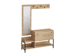 Mueble de entrada con perchero y zapatero DRAGOR CONCEPT U
