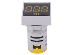 Luz Indicadora Led Con Pantalla Digital Cuadrada, Medidor De Frecuencia, Ac100~380v 20~75hz, Amarillo