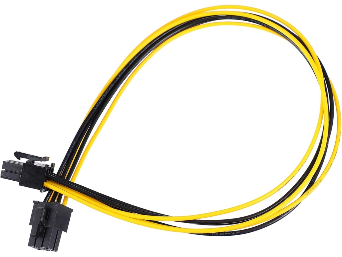Cable De Extensión De Alimentación Para Tarjeta Gráfica De 10 Piezas Con Conector Gpu