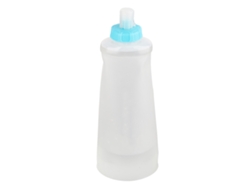 Botella De Agua Blanda Y Transparente De 1 Litro De Gran Capacidad, Portátil Y Plegable, De Tpu, Ideal Para Correr Y Caminar.