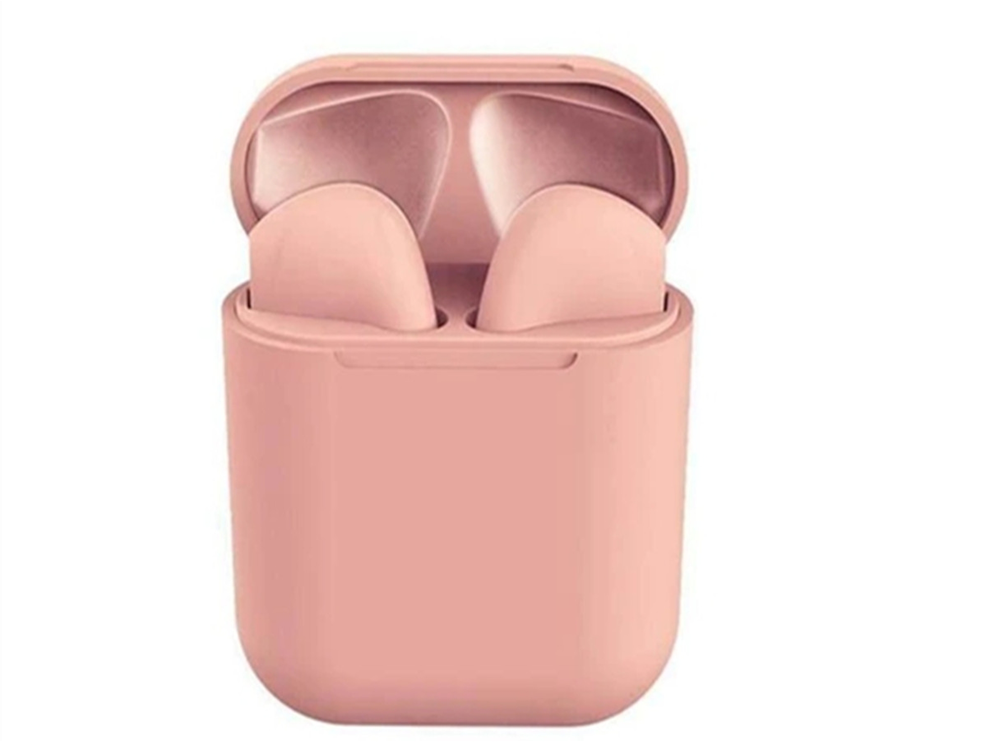 Auriculares Bluetooth True Wireless QIANAO Touch I12 (In Ear - Micrófono - Rosa)
