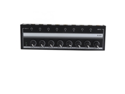 Amplificador De Auriculares Estéreo Portátil De 8 Canales De Metal Para Estudio Y Escenario.