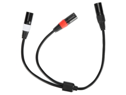 Adaptador De Audio Con Divisor En Y Jorindo Jd6079, Cable Xlr Macho De 5 Pines A Xlr Macho Doble De 3 Pines