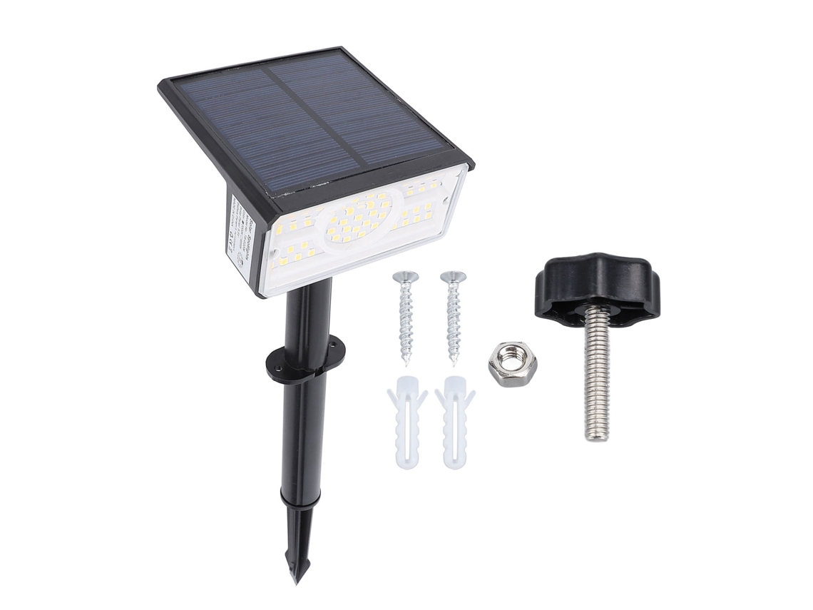 Luz Solar De Punto 49 Leds Alto Brillo Ip65 Impermeable Para Jardín Patio Césped Luz Blanca