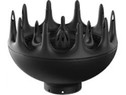 Omni-diffusor De Pelo Grande Black Orchid Para Cabello Rizoso Y Natural Profesional Reduce Frizz Aumenta Volumen