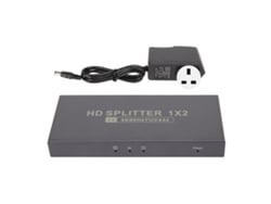Divisor De Interfaz Multimedia Hd 1x2 4k 60hz 18g Hdcp2.2 Rgb444 2.0 Enchufe Británico